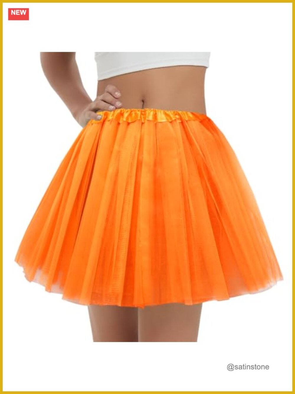 Women's 5-Layer Tulle Tutu Skirt Fluffy Dance Cosplay Costume 15"